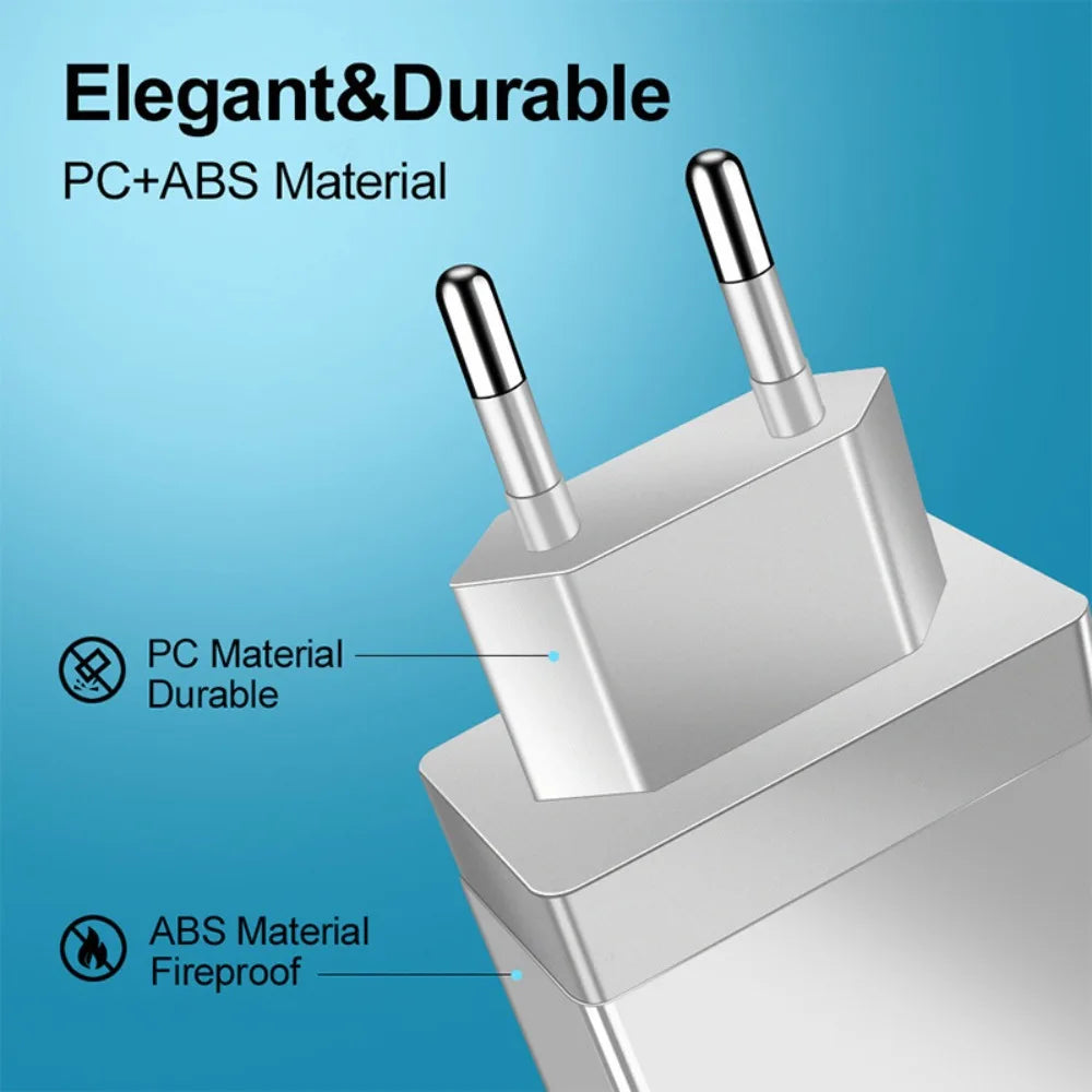 EU US Stecker 3A USB Ladegerät Multi Port 4 USB Quick Charge 3.0 für Telefon Adapter Tablet Tragbares Wandladegerät Schnellladegerät für Poco