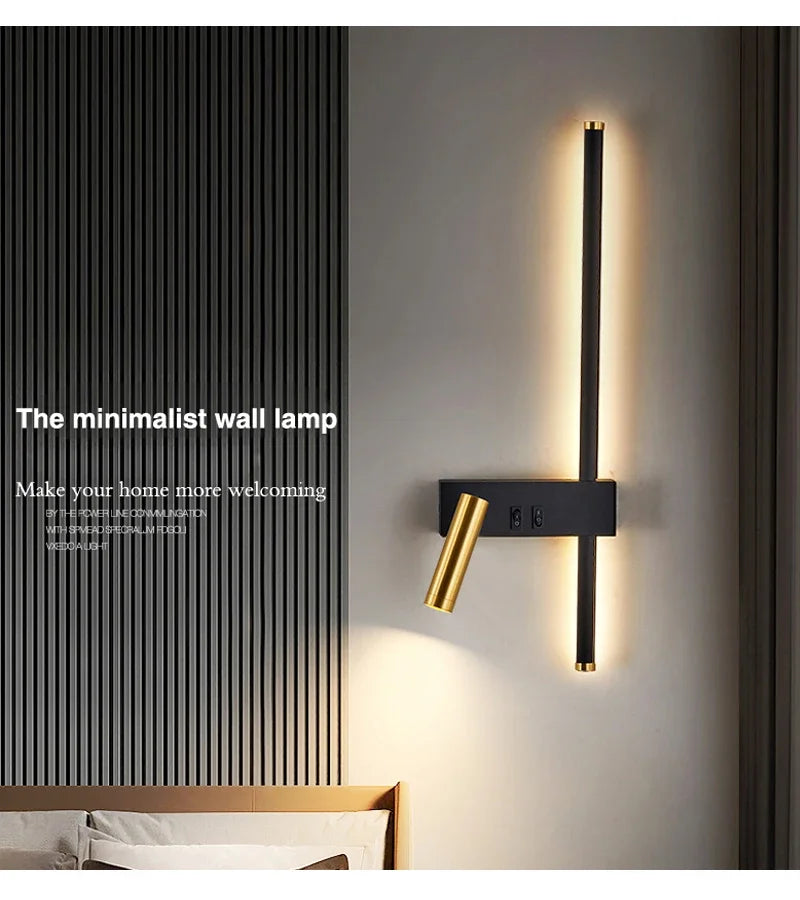 Nordic Wandleuchten Modern LED-Leuchten für Raum Home Dekoration Innenbereich Nachttischlampe Wohnzimmer Sofa Hintergrund Wandlampen