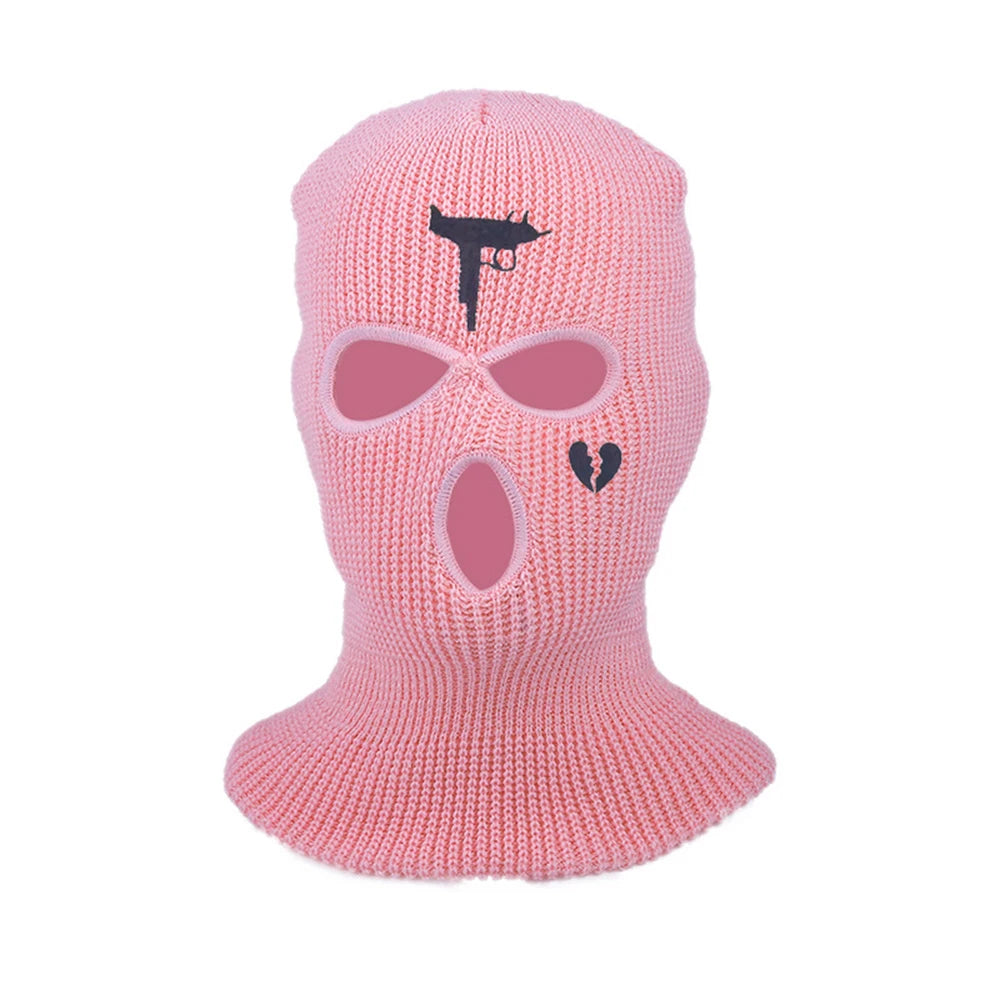 Full Face Mask Knitted Pullover Hat For Men Women Winter Outdoor Sports Military Tactical Cycling Camping Hunting Ski Balaclava