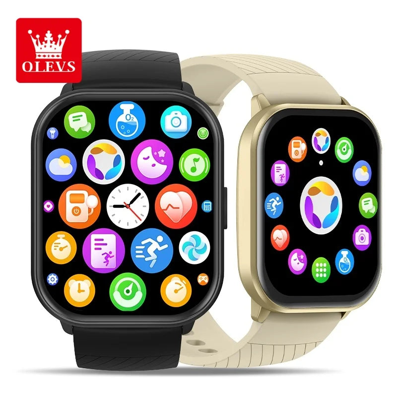 OLEVS 8206 Smartwatch Original Marke 2,01 Zoll Full Touchscreen Sport Fitness Bluetooth Smartwatch Kompatibel Android iOS