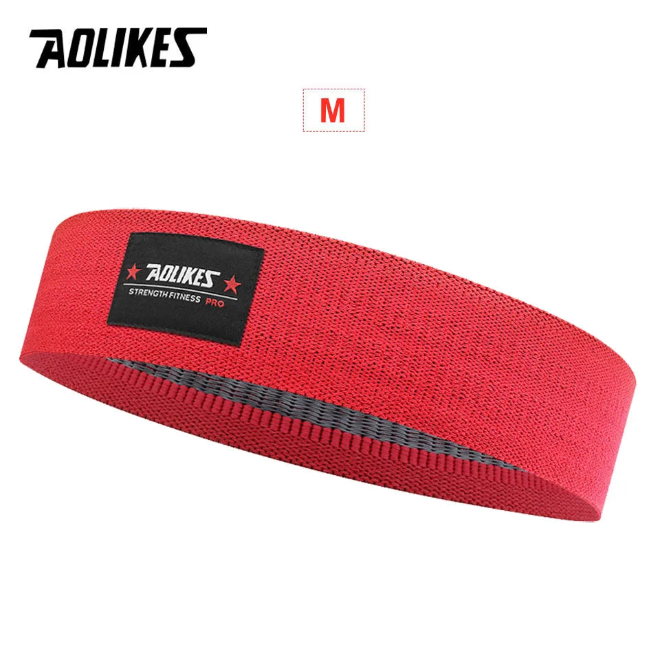 AOLIKES 1PCS Resistance Elastic Booty Bands Squat glute workout Non-slip trainer thick band Stretch Fitness Strips Loops Yoga
