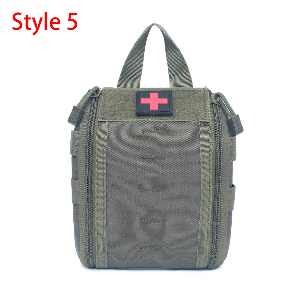 IFAK EDC Tasche Hüfttasche Jagdweste Notfall-Werkzeugsatz Outdoor Erste-Hilfe-Set Camping Survivaltasche