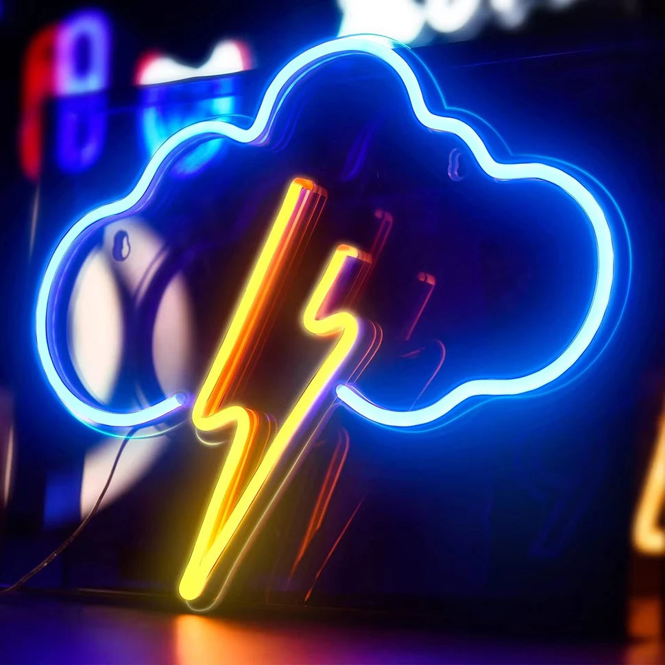 LED-Leuchten für den Raum Neonzeichen Nachtlampe Dekoration Schlafzimmer USB-Licht Neon Hängende Atmosphäre Nachtlicht für Kinder