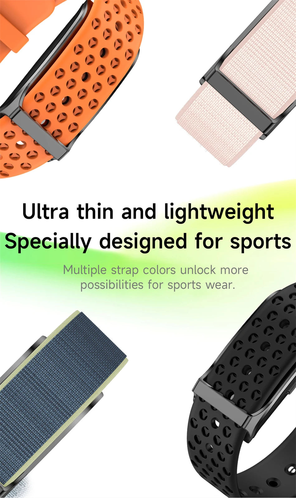 LIGE Smartwatch ohne Display Herren Herzfrequenz Blutdruck Gesundheitsmonitor Armband Smart Armreif Sport Fitness Damen Smartwatch