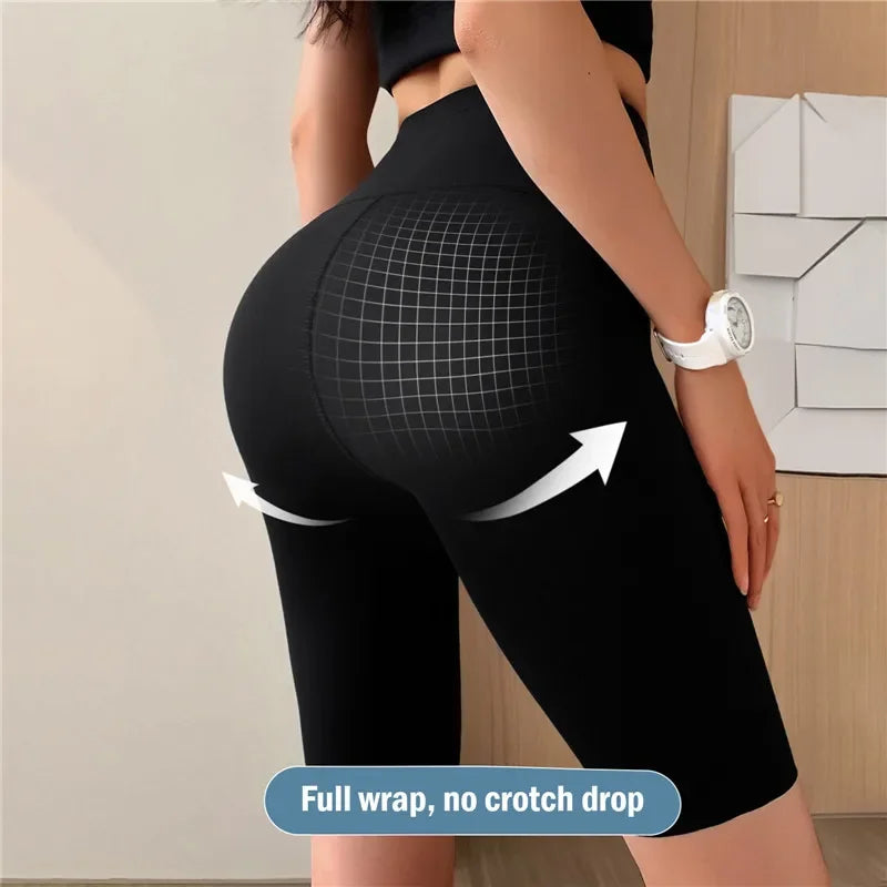 Damen Shorts, Sportshorts für Damen, neue Radsport-Jogging-Fitness-Shorts, hohe Taille, Push-up, Gym-Shorts, Leggings, Yoga-Kleidung