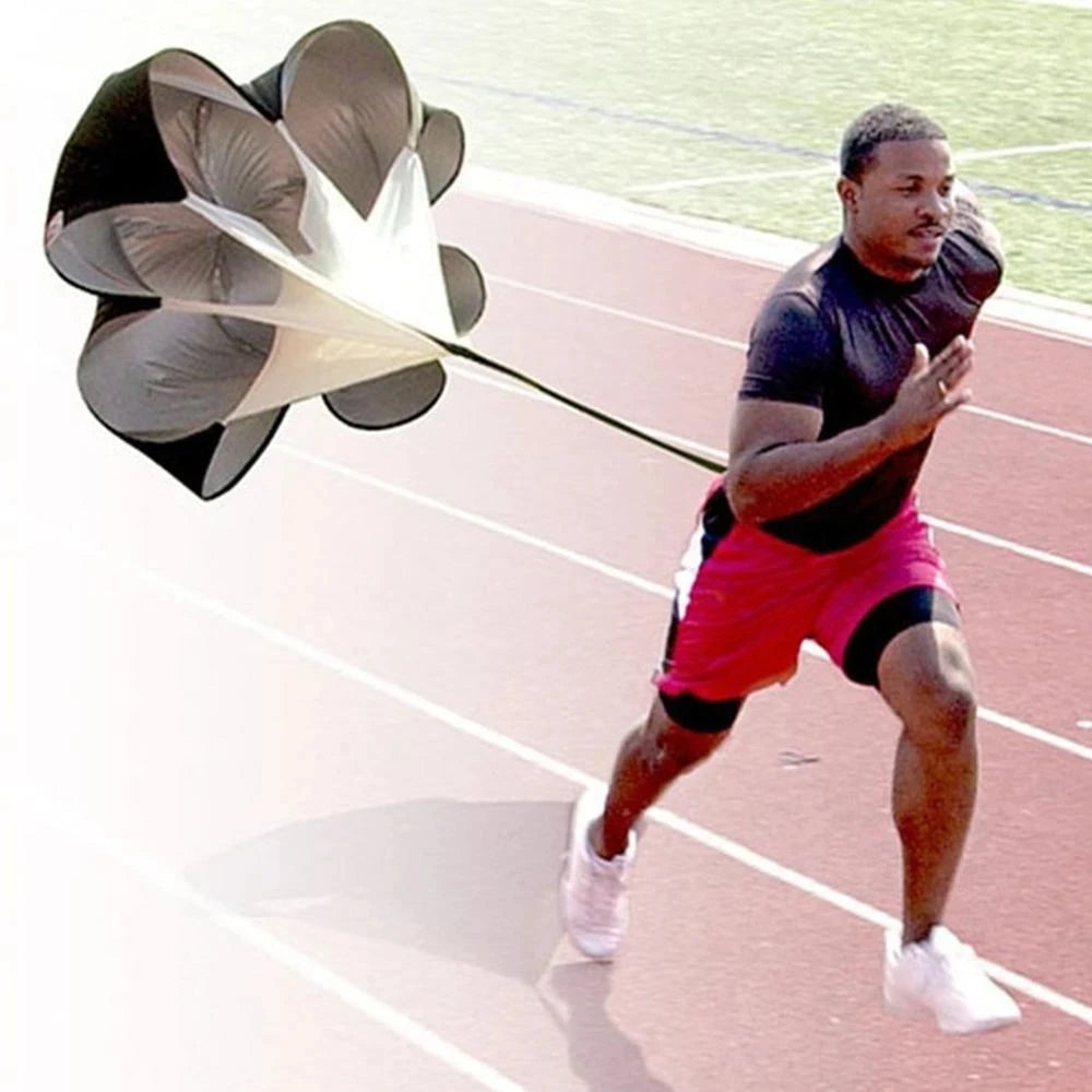 Verstellbarer Fallschirm Agility Trainingsschirm Fußball Widerstandsseil Fitness Laufschirm