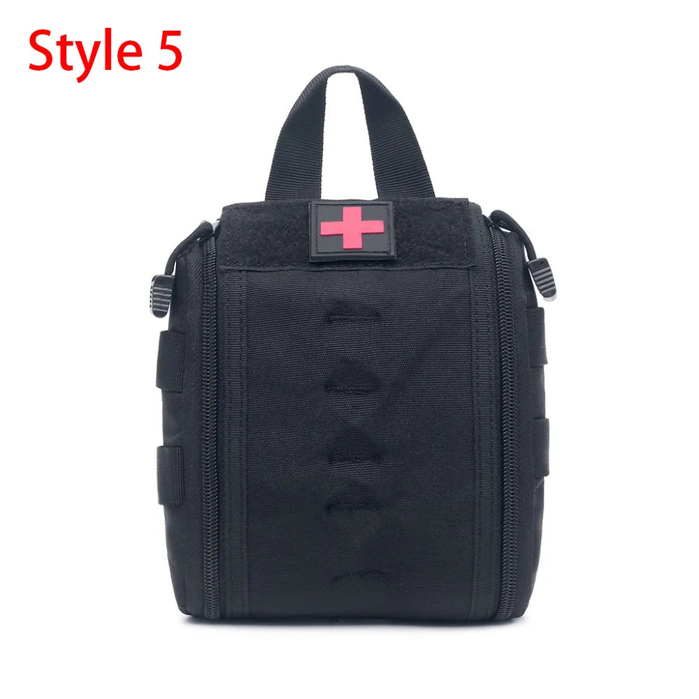 IFAK EDC Tasche Hüfttasche Jagdweste Notfall-Werkzeugsatz Outdoor Erste-Hilfe-Set Camping Survivaltasche