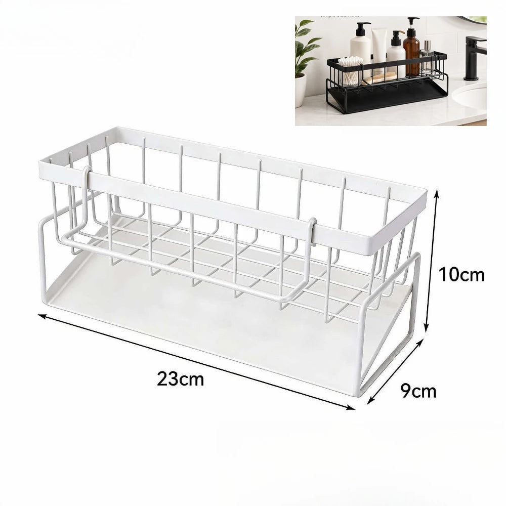 Sink Drain Rack & Faucet Sponge Holder