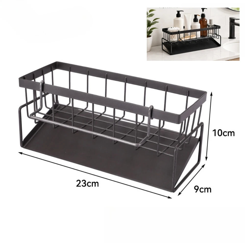 Sink Drain Rack & Faucet Sponge Holder