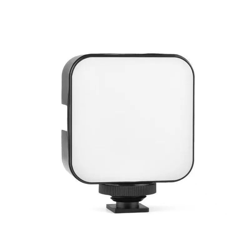 Mini Tragbares LED-Videolicht Fotobeleuchtung 6500K Handy Selfie Livestreaming Fülllicht mit 3 Kaltschuh Vlog-Lampe