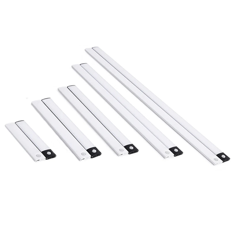 Bewegungssensor-Nachtlicht, USB wiederaufladbare kabellose Lampe, Unterschrank-LED-Leuchten für Küchenschrank, Schlafzimmer, Garderobe, Beleuchtung