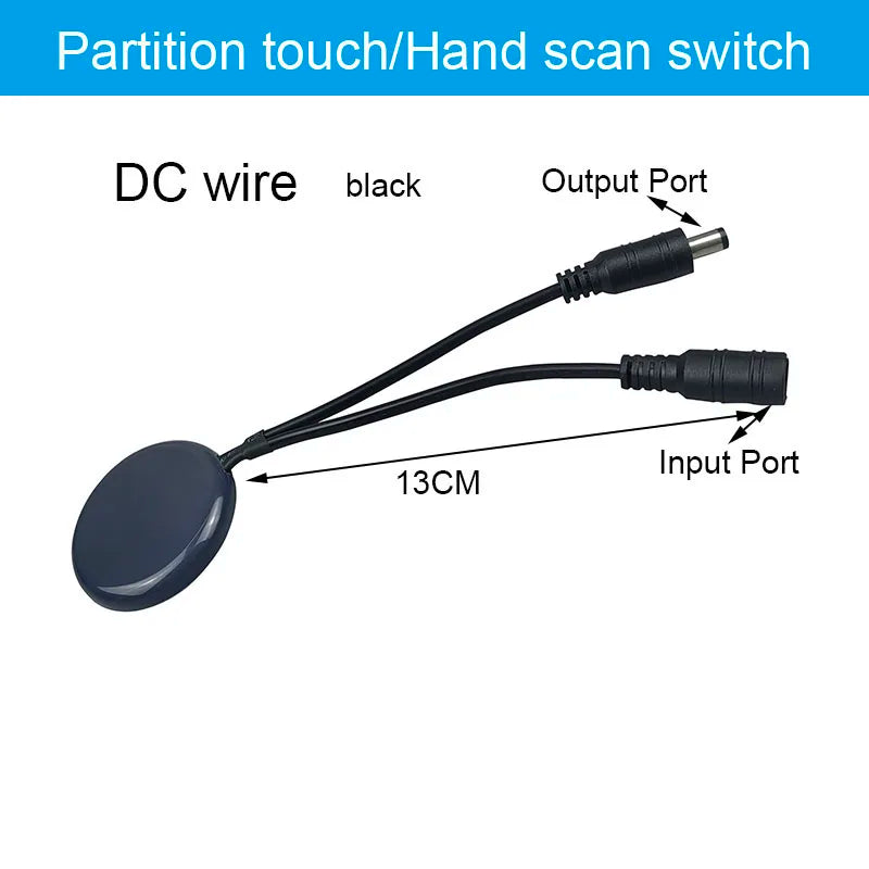 "Hand-Sweep Induction Switch for Partitions, DC3.7-24V, 3CM Wood Penetration, Easy to Instal
