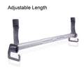 Adjustable Resistance Band Exercise Bar Large e-Type Hook Metal Bar for Loop Elastic Band Home Gym Workout Fitness Equipment