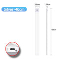 Bewegungssensor-Nachtlicht, USB wiederaufladbare kabellose Lampe, Unterschrank-LED-Leuchten für Küchenschrank, Schlafzimmer, Garderobe, Beleuchtung