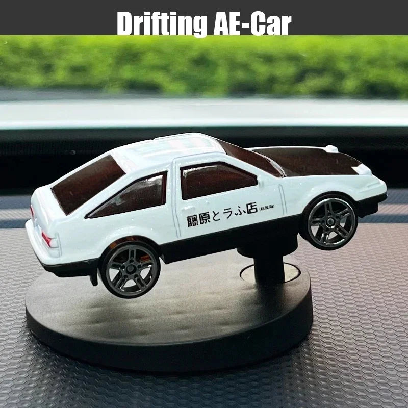 Sportwagen-Drift Rotierende Autodekoration Armaturenbrett Dreh-Rennmodell Dekoration Auto Individualität Mittelkonsolen-Dekoration