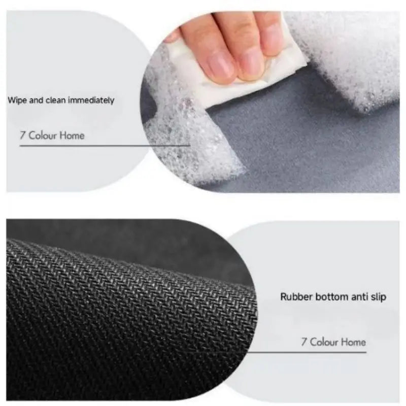 Kitchen Mat: Household Water- and Oil-Absorbent Dining Room Mat—Minimalist, Non-Slip Diatomaceous Earth Mat