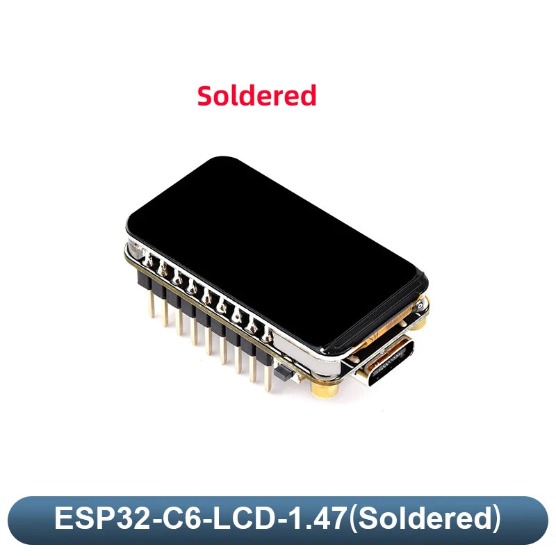 ESP32-C6 IoT Entwicklungsboard Modul LCD 1.47" Bildschirm 2.4GHz WiFi6 & BlE 5.0, für Arduino IoT Intelligentes System