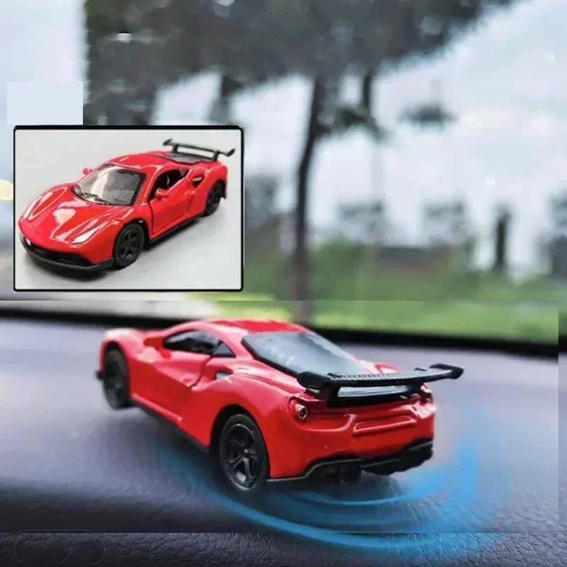 Sportwagen-Drift Rotierende Autodekoration Armaturenbrett Dreh-Rennmodell Dekoration Auto Individualität Mittelkonsolen-Dekoration