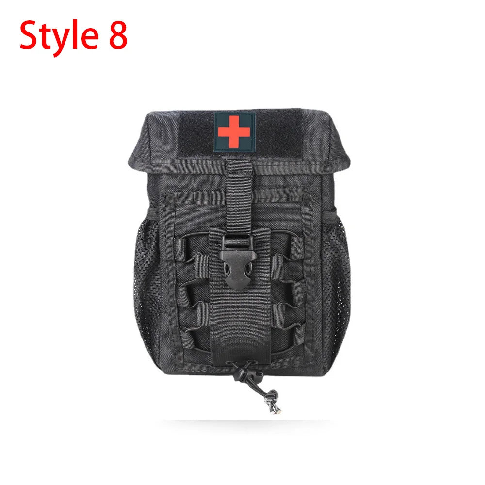 IFAK EDC Tasche Hüfttasche Jagdweste Notfall-Werkzeugsatz Outdoor Erste-Hilfe-Set Camping Survivaltasche