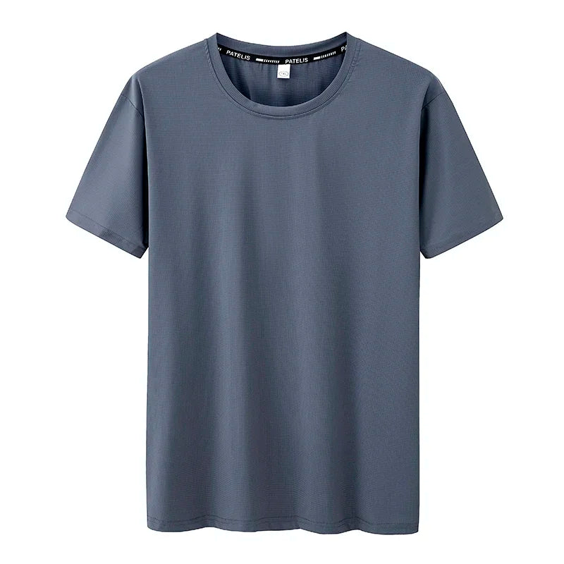 Summer Oversized T Shirt  for Men Big Size 7XL 110-175kg Quick Drying T-shirt Fitness Running Round Neck Short Sleeve Tops