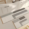 Kitchen Mat: Household Water- and Oil-Absorbent Dining Room Mat—Minimalist, Non-Slip Diatomaceous Earth Mat