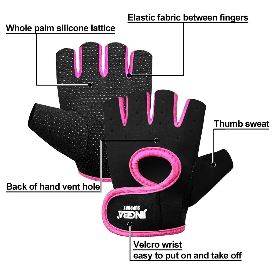 Fitnesshandschuhe Kraftsport Handschuhe Bodybuilding Training Sport Übung Radfahren Sporthandschuhe für Männer Frauen