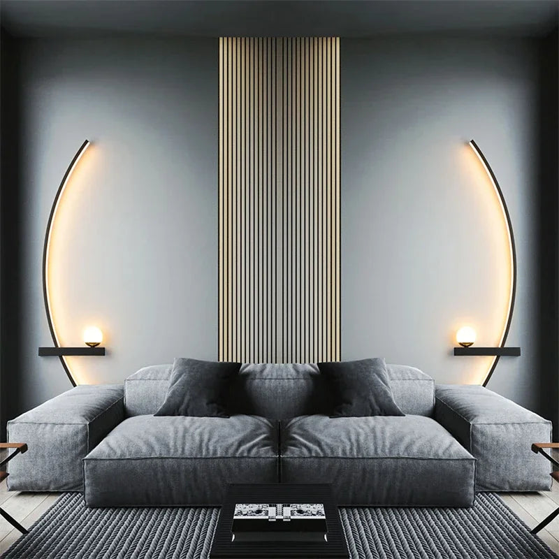 LED Wandlampe 55/105CM Smarte Fernbedienung Links Rechts Beleuchtung Wandleuchte Schlafzimmer Nachttisch Wohnzimmer Zuhause LED Lichter Leuchte